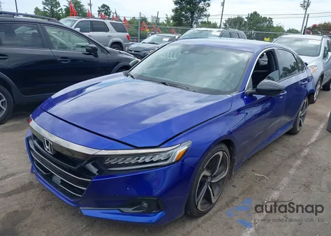 2022 Honda Accord Sport z USA, uszkodzony, nr VIN 1HGCV1F39NA005206